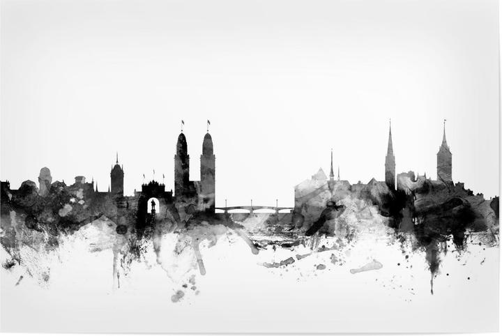 artboxONE Zurich Switzerland Skyline (20 x 30 cm)