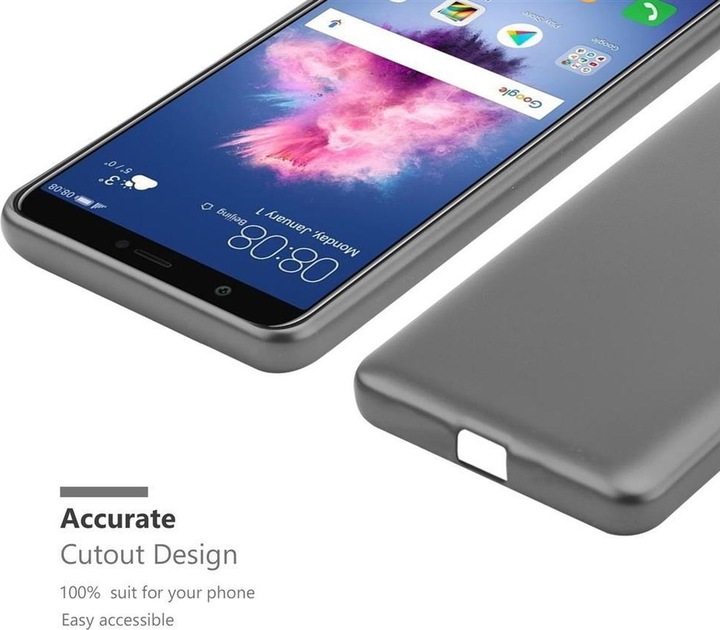 Produktbild Cadorabo TPU Matt Metallic Cover (Huawei Enjoy 7S, Huawei P Smart (2018))