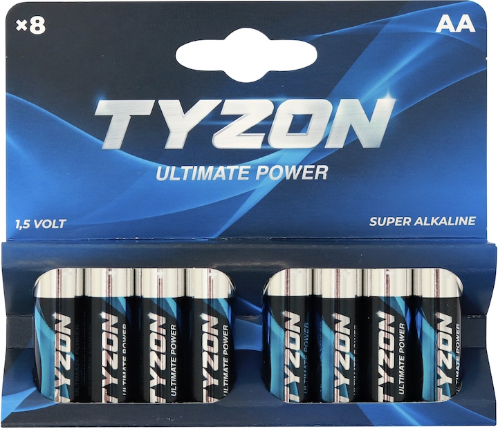 Actual product image Tyzon Pile Ultimate Power AA 8 pcs. (8 pcs., AA, 2500 mAh)
