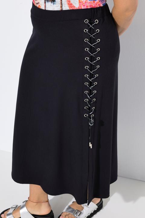 Actual product image Angel of Style Maxi-Jerseyrock, A-Linie, Schlitz mit Schnürung (46)