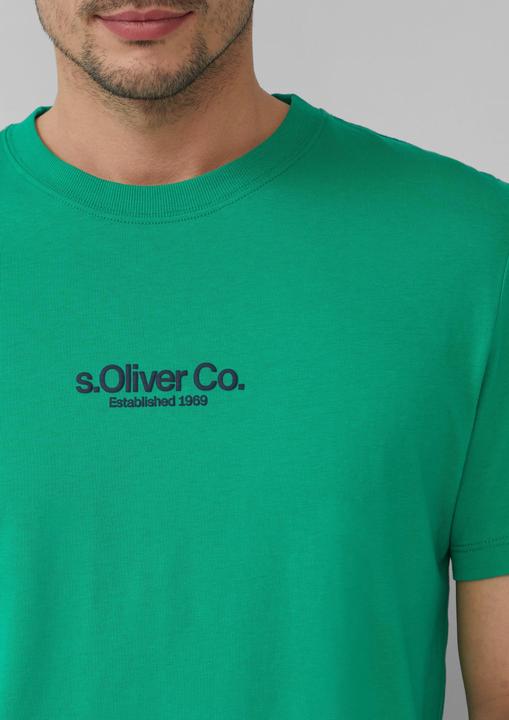 Produktbild S.Oliver T-Shirt T-Shirt aus Baumwolle mit Logo-Print (S)