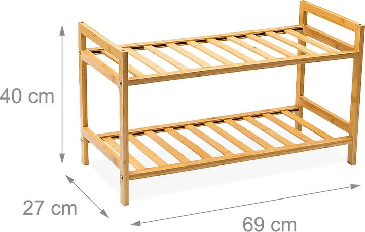 Produktbild Relaxdays Schuhregal (69 x 27 x 40 cm)