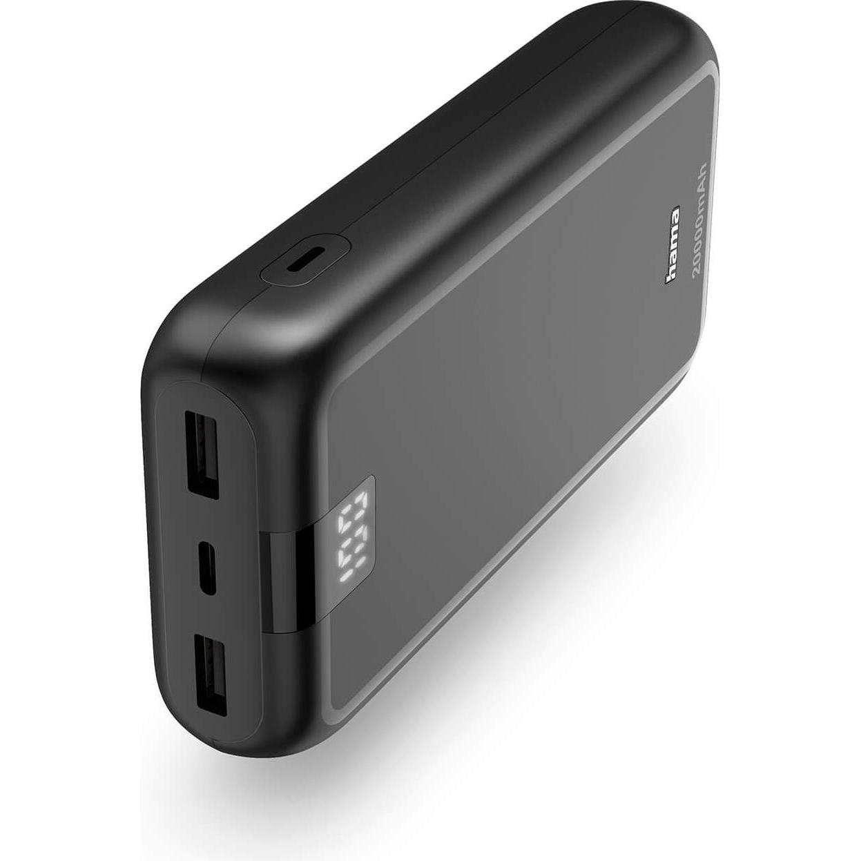 Hama Performance 20 (20000 mAh), Powerbank, Grau