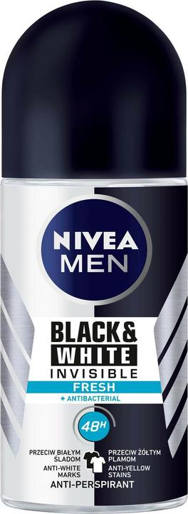 Produktbild NIVEA Menack&White Invisible Fresh Antiperspirant W (Roll-on, 50 ml)
