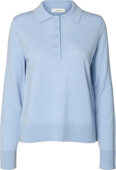 Produktbild Selected Slfthea Ls Knit Merino Collar Neck Noos (S)