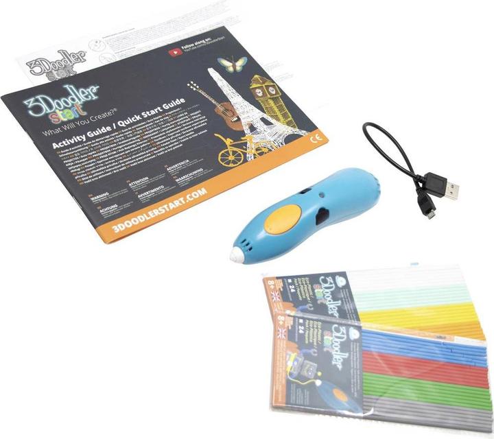 Actual product image 3Doodler Start PLUS 3D PRINTING PEN SPLUS 3D pen 0.77 mm Turquoise, Yellow