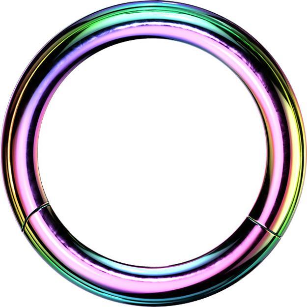 Produktbild Star Piercing Segmentring klappbar farbig (ohne Messing, Chirurgenstahl 316L)