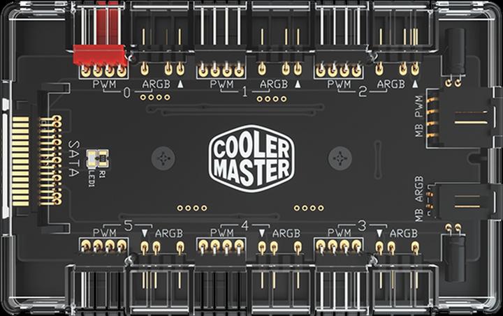 Actual product image Cooler Master MasterFan ARGB and PWM HUB