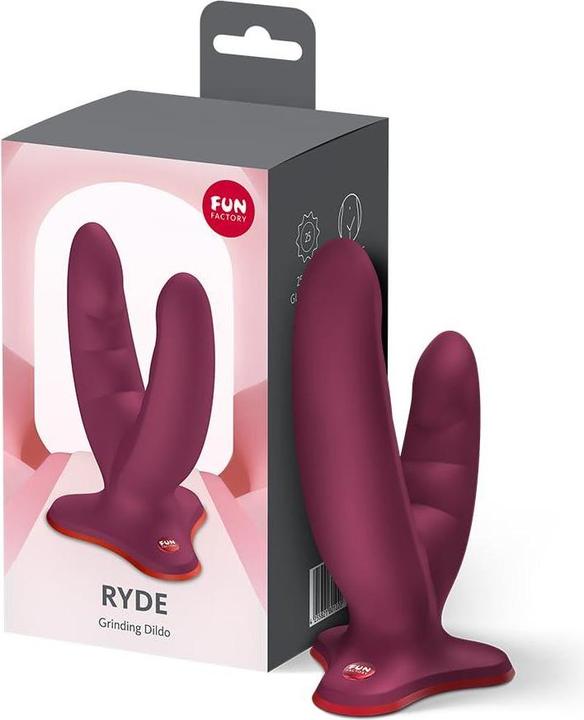 Produktbild Fun Factory - Ryde Double Dildo Wine Red