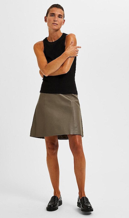 Actual product image Selected Femme Ribbed tank top (XXL)