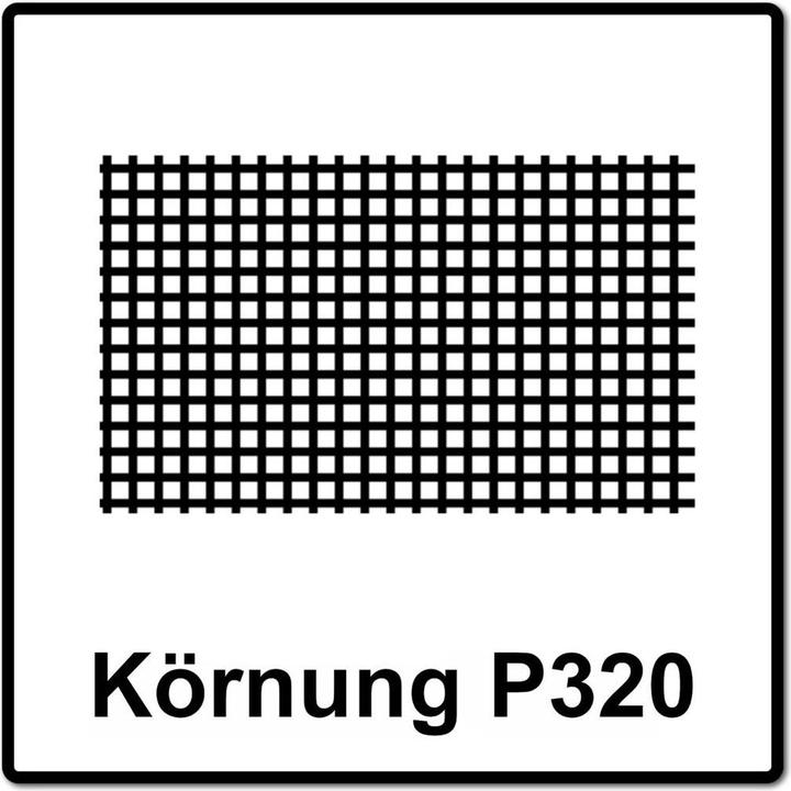 Actual product image Mirka ABRANET Sanding paper roll 115mm x 10m P320 Sanding roller Velcro ( 545BY001323R ) (P320)