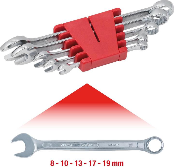 Immagine prodotto KS Tools Chiave inglese (19 mm, 10 mm, 17 mm, 8 mm, 13 mm)