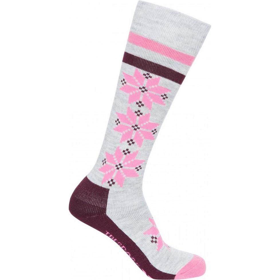 Trespass, Damen, Sportsocken, Snowfall - Damen Skisocken (36 - 39), Grau
