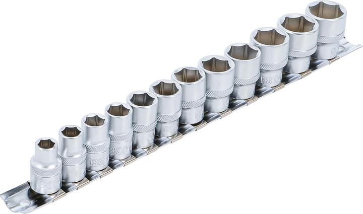 Produktbild BGS Steckschlüssel-Einsatz-Satz, Sechskant | Antrieb Innenvierkant 10 mm (3/8") | SW 8 - 19 mm | 12-tlg. (3/8")