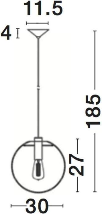 Produktbild Nova Luce Ovvio Pendelleuchte (E27)