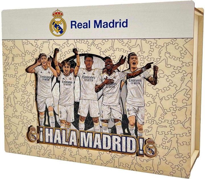 Produktbild Iconic Real Madrid CF - 5 Spieler - Holz Puzzle Grösse M (270 Teile) (270 Teile)