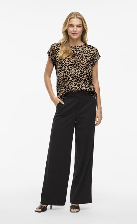 Actual product image Vila Round neck top with short sleeves (38)