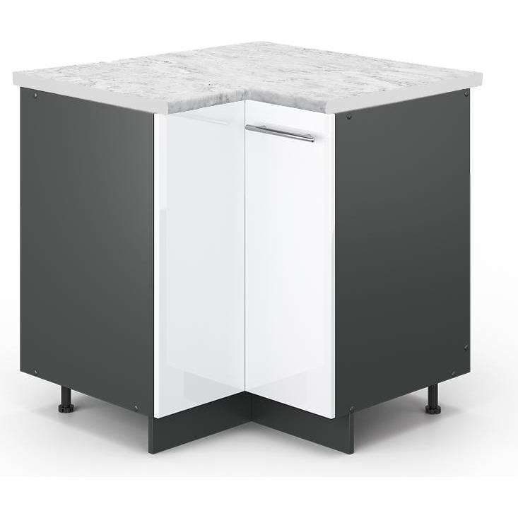 Vicco, Regal, Eckunterschrank Fame-Line (80.5 x 60 x 81.5 cm)