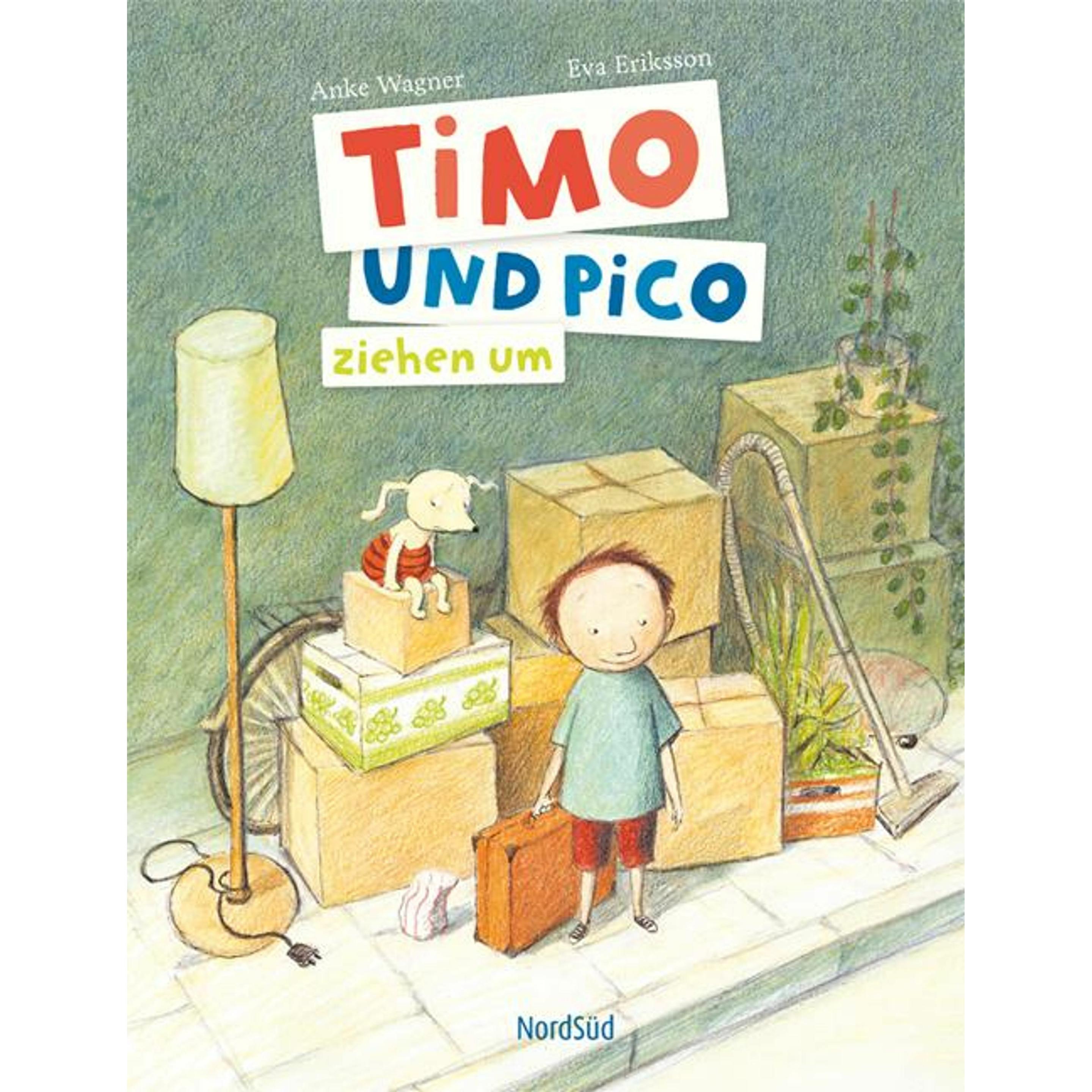 Timo und Pico ziehen um, Kinderbücher von Anke Wagner, Eva Eriksson