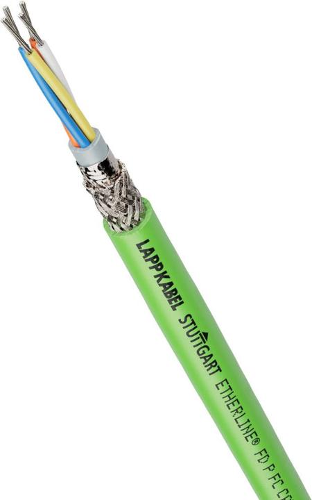 Produktbild Lapp 10 Meter 2170894 ETHERLINE FD P FC CAT5 2x2x22 AWG Typ C I Datenkabel I Schleppkettenleitung I (SF/UTP, CAT5, 10 m)
