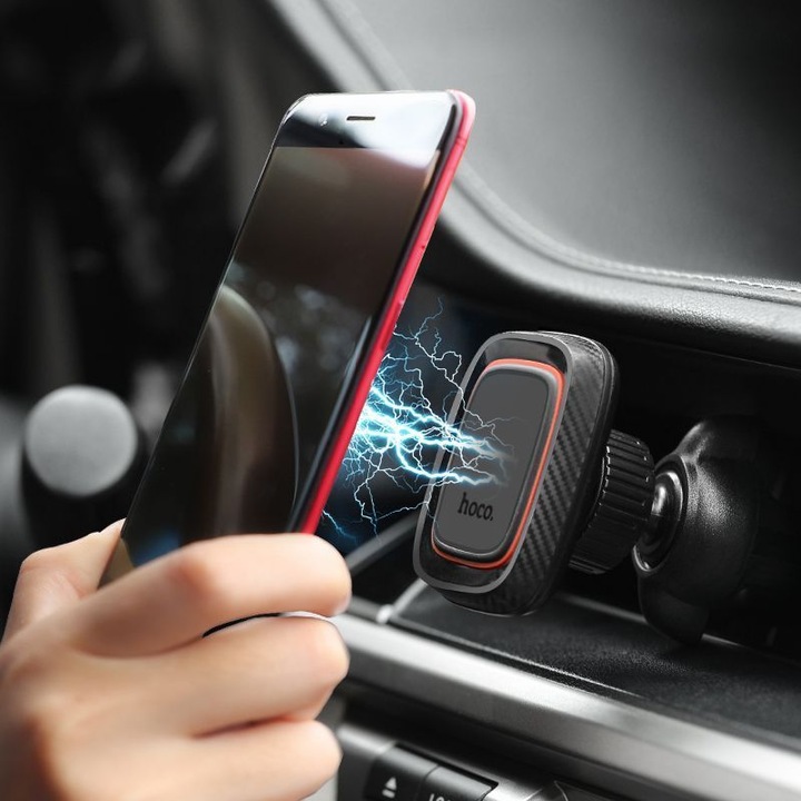 Produktbild Hoco Halter CA23 für Autotelefone, auf Lüftungsgitter montiert, magnetisch