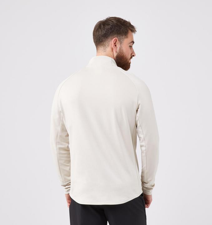 Immagine prodotto Artengo Felpa da tennis con 1/2 zip da uomo - Beige termico (M)