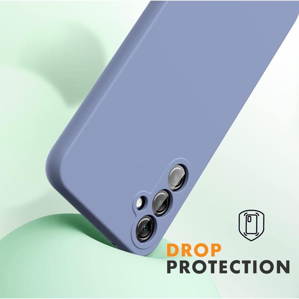 Thumbnail - Screenguard Samsung Galaxy A54 5G Liquid Silicone Case Hülle (Samsung Galaxy A54 5G), Smartphone Hülle, Blau