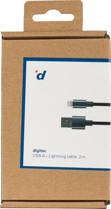 Produktbild Digitec USB-A – Lightning (2 m, USB 2.0, 7.50 W)