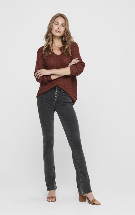Image du produit JdY Pull en tricot à col en V (XL)