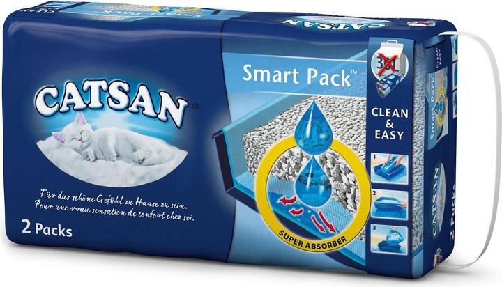 Image du produit Catsan Hygiene Plus Smart Pack™ (Biodégradable, Ne s'agglomère pas, Neutralisant, 3.90 kg)