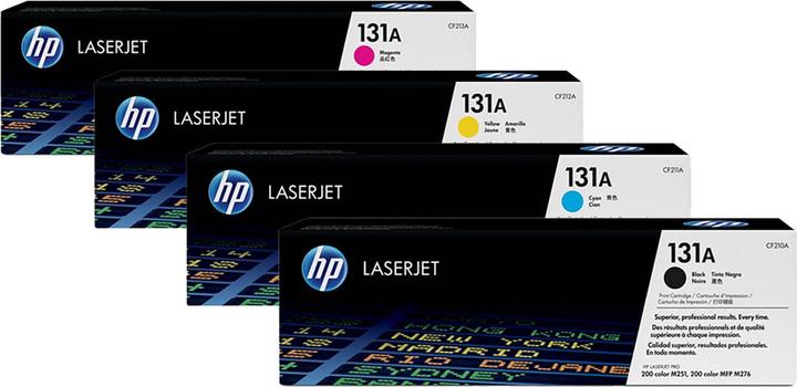 Image du produit HP Original 131A / CF210A SET Set avec les quatre couleurs (C, CF, M, Y)