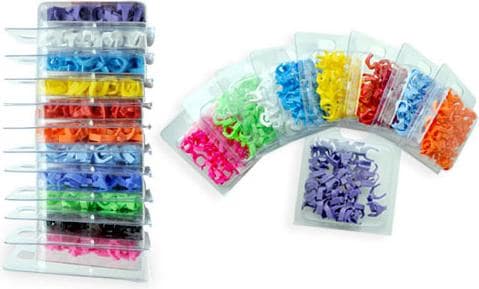 Produktbild PatchSee Kabel Clip Farbe Hellblau, Set= (10 cm)