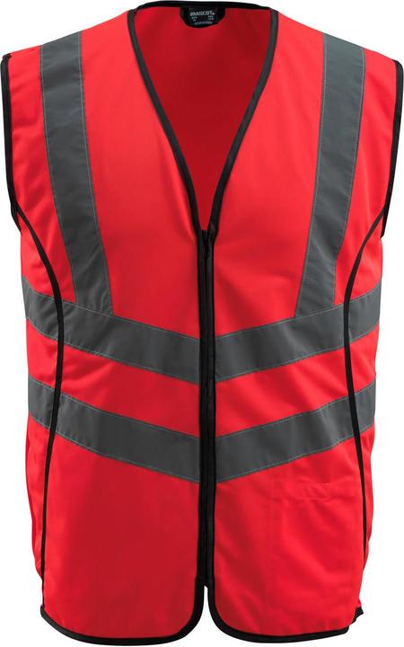 Produktbild Mascot unisex Warnweste Wingate rot Groesse S (S)