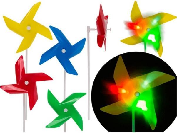 Image du produit Sombo Moulin à vent coloré avec 3 LED