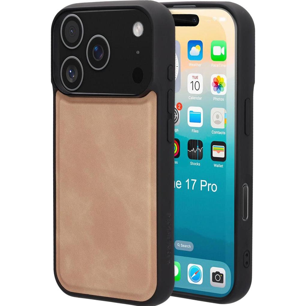 Mobiparts Classic Backcover Apple iPhone 17 Pro Moonstone Beige (MagSafe Compatible) (Apple iPhone 17 Pro), Cover smartphone, Beige