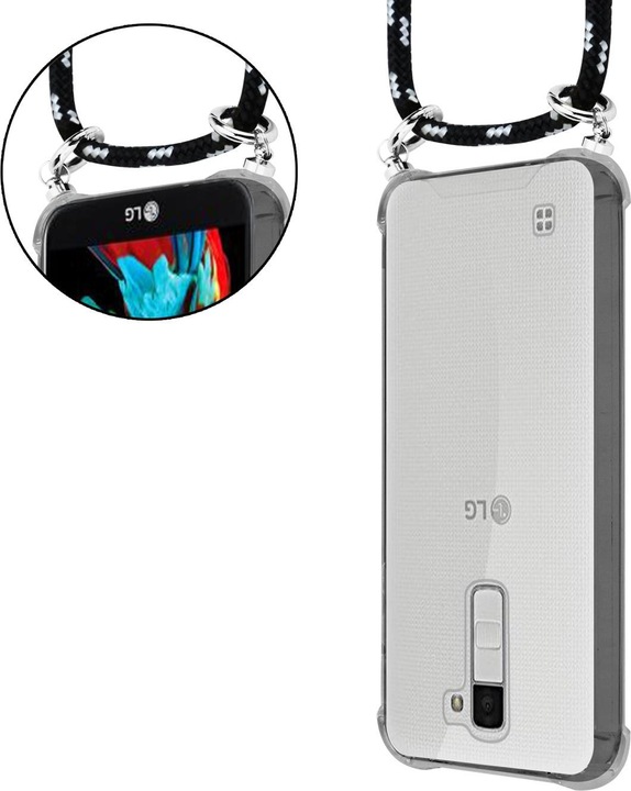 Produktbild Cadorabo TPU Handy Kette SILBER Cover