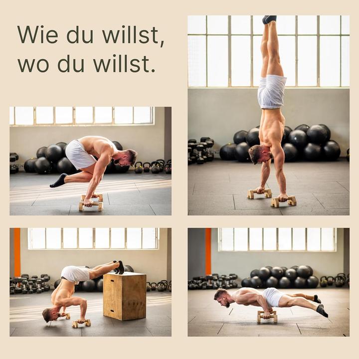 Produktbild Kraftpuls Rutschfeste Liegestütz- und Handstandgriffe