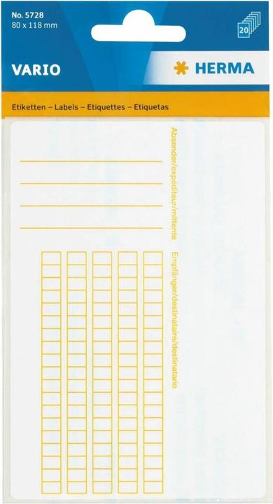 Produktbild HERMA Paketadressen
