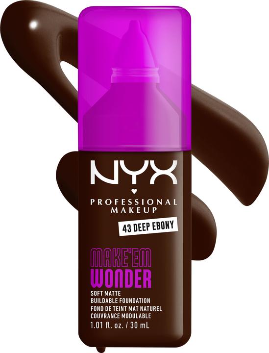 Image du produit NYX Professional Make-Up Make Em Wonder (43 Deep Ebony, Deep Ebony)
