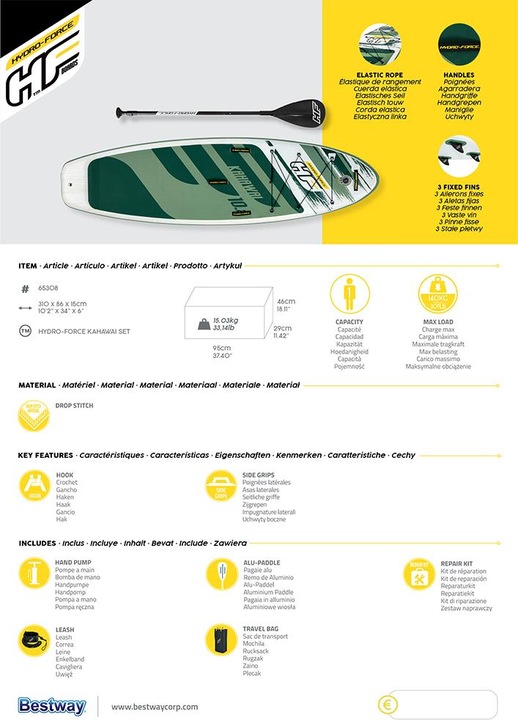 Produktbild Bestway Hydro-Force Kahawai (10'2")