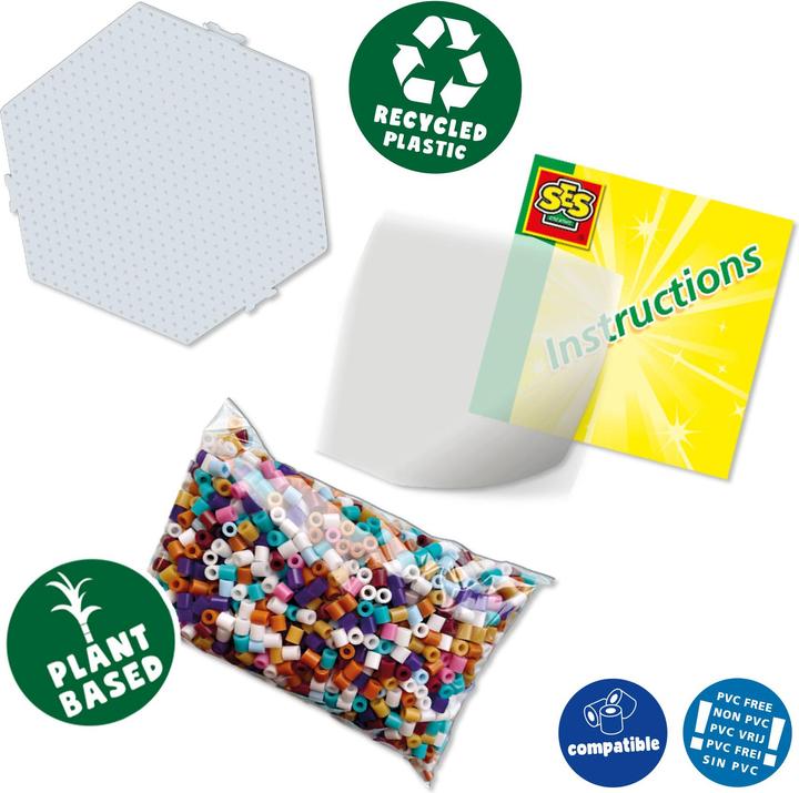 Actual product image Ses Green Beedz - Ironing Bead Set