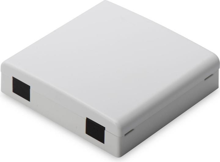 Digitus Junction box (FTTH) for 2x SC Simplex, LC Duplex 2x splice holder color (RAL 7035) (Cable)