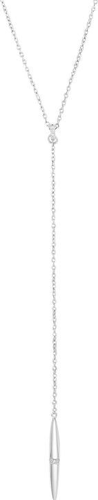 Produktbild S.Oliver Halsschmuck für Damen, 925 Sterling Silber, Zirkonia (synth.) (Silber 925, 42 cm)