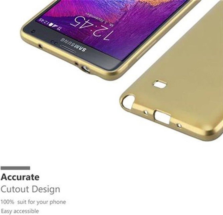 Produktbild Cadorabo TPU Matt Metallic Cover (Samsung Galaxy Note 4)