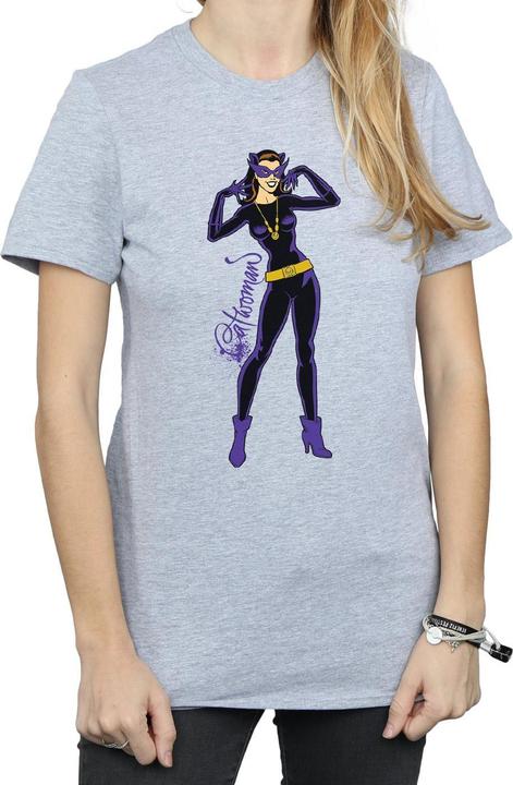 Produktbild Catwoman Happy Pose Baumwolle Boyfriend TShirt (XL)