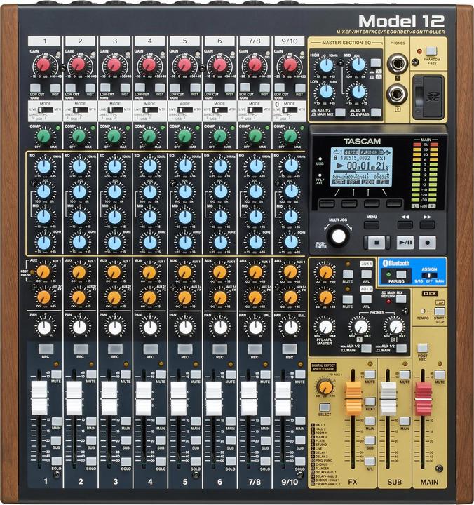 Tascam Mixer Model 12 (Studio- and Livemixer)