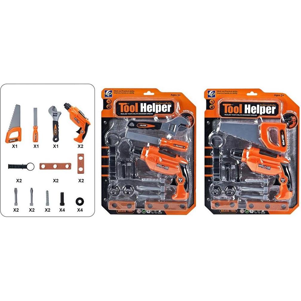 Trifox Werkzeugset mit Akku-Bohrmaschine