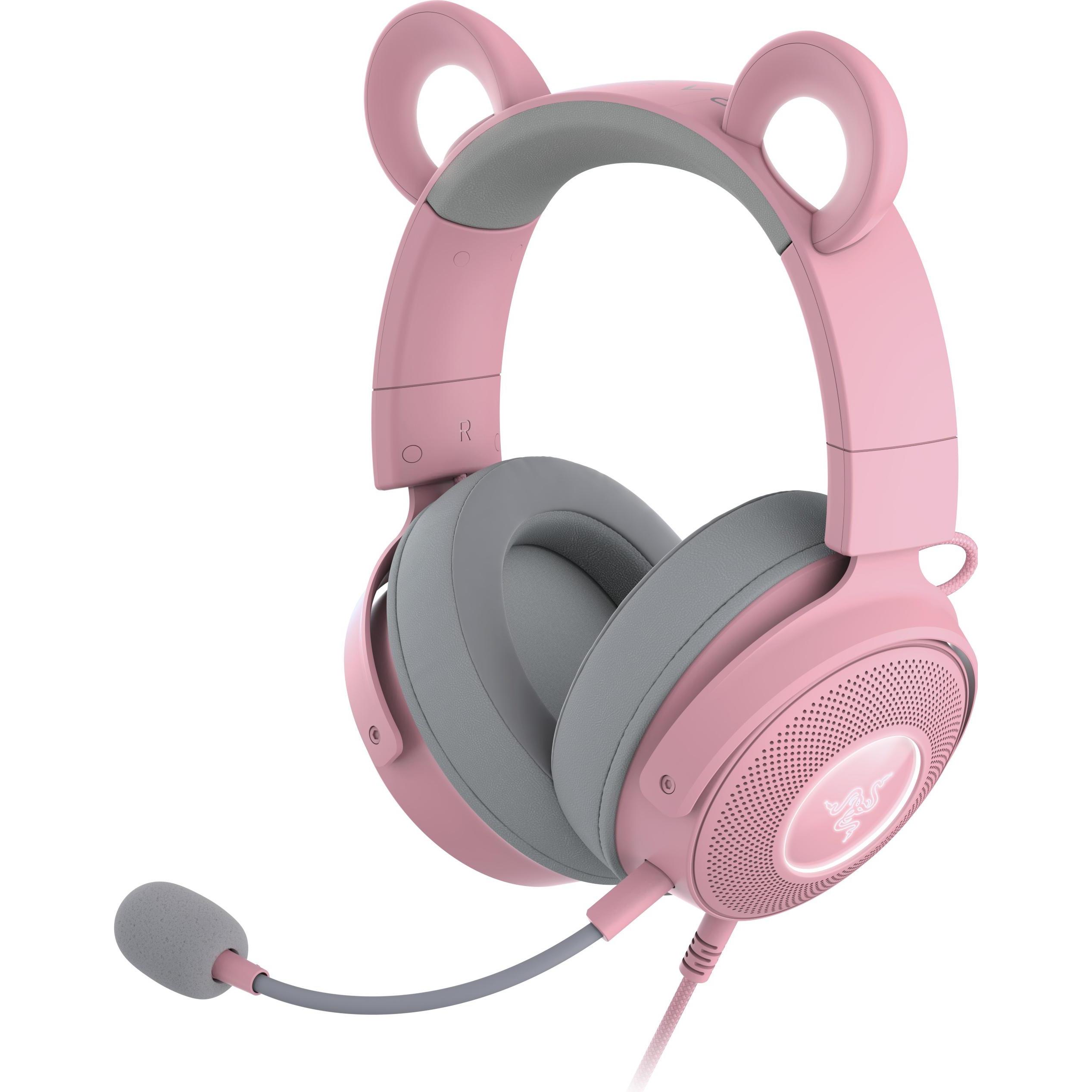 Razer Kraken Kitty V2 Pro (Kabelgebunden), Gaming Headset, Pink