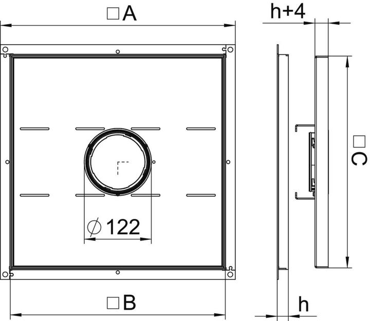 Actual product image OBO Bettermann OBO RKF2 SL2 V3 30 Heavy-duty frame cassette f. tube 383x38