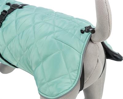 Image du produit Trixie Manteau CityStyle Oslo, recyclé, S, 36 cm, Jade (S, Manteau pour chien)